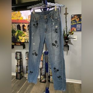 No longer available Disney H&M collaboration high waisted jeans